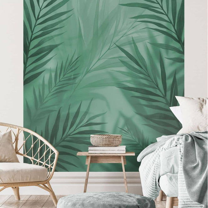 Fototapete Grüne Palmenblätter