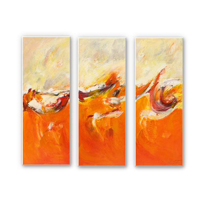 Hartschaumbild Schüssler - The Journey (3-teilig)