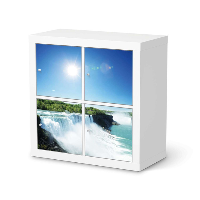 Klebefolie IKEA Kallax Regal 4 Türen - Niagara Falls- Bild 1