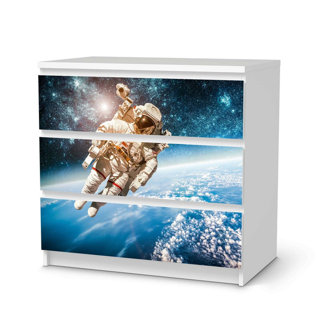 Klebefolie IKEA Malm Kommode 3 Schubladen - Outer Space- Bild 1