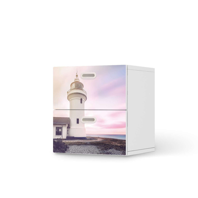 Klebefolie IKEA Stuva / Fritids Kommode - 2 Schubladen - Lighthouse- Bild 1