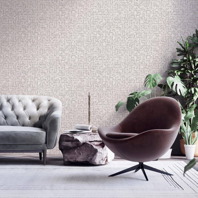 Livingwalls Ethnotapete My Home My Spa Vliestapete Study Libary Home weiss, silber