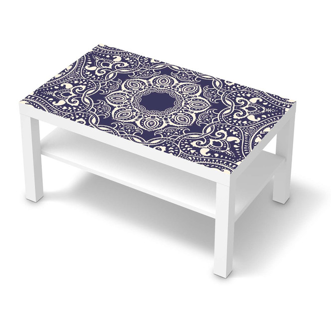 Möbelfolie IKEA Lack Tisch 90x55cm - Blue Mandala- Bild 1