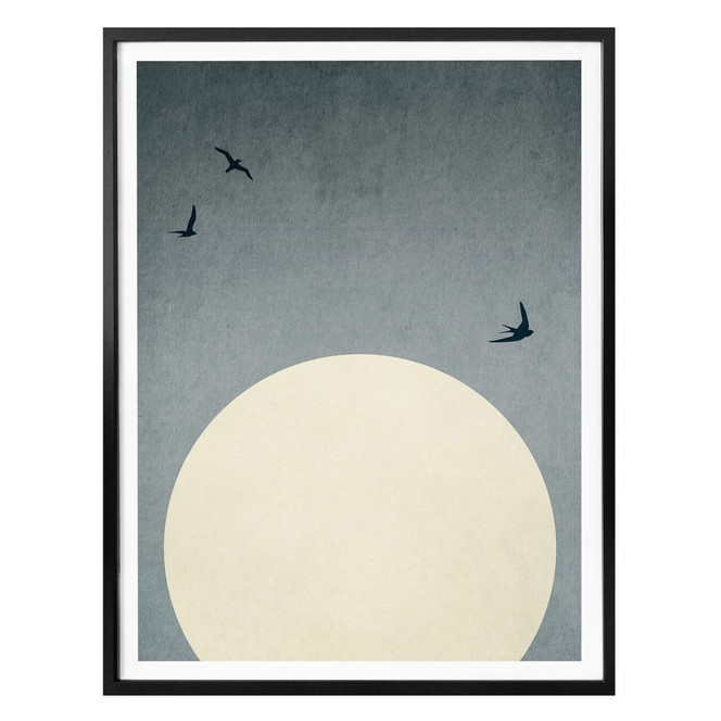 Poster Kubistika - Bei Nacht