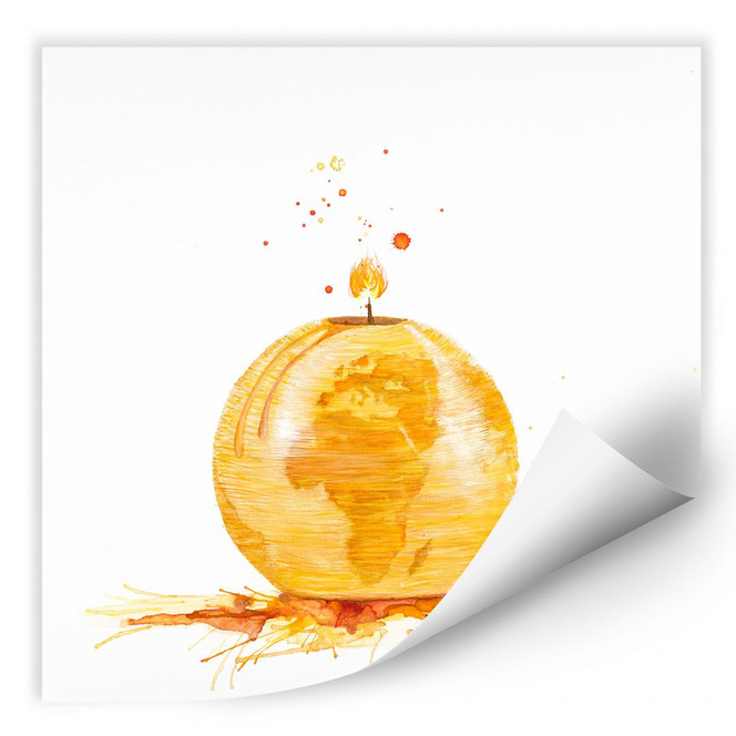 Wallprint Buttafly - Time