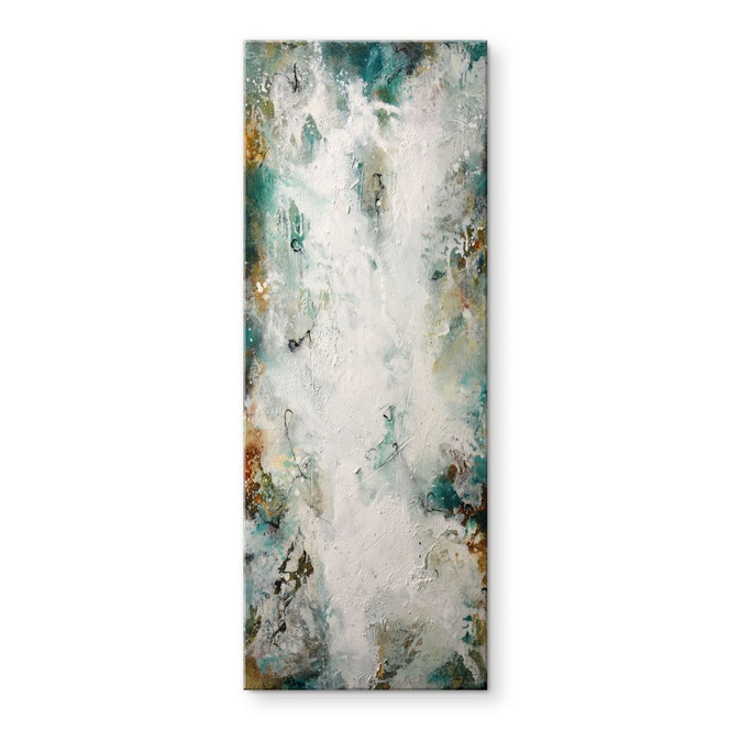 Acrylglasbild Adagio in Weiss - Fedrau - Panorama