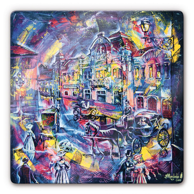 Glasbild City of Night