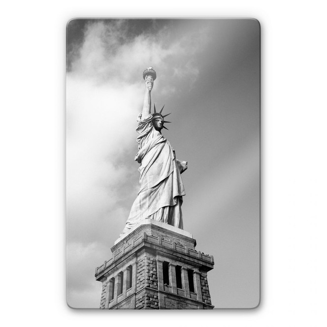 Glasbild Lady Liberty