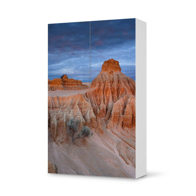 Klebefolie IKEA Besta Schrank 2 Türen (hoch) - Outback Australia- Bild 1