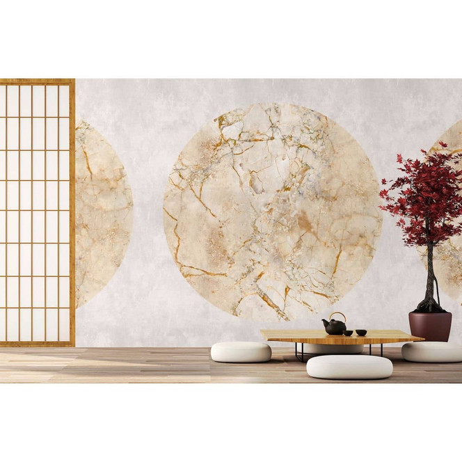 Livingwalls Fototapete Walls by Patel 3 Venus 1 gold, gelb, beige, grau, weiss - Bild 1
