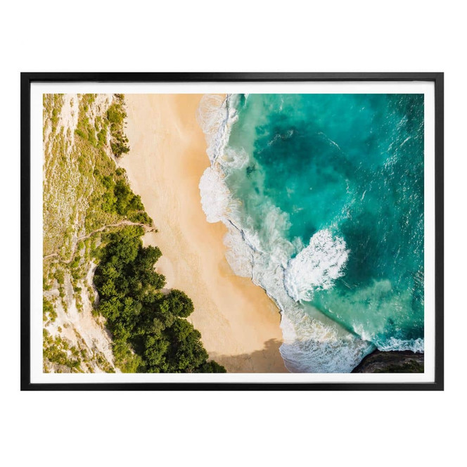 Poster Colombo - Strandblick von oben
