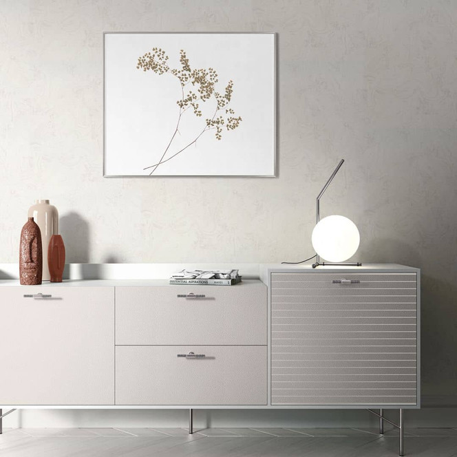 PVC-freie grafische Vliestapete mit Marmoroptik und Metallic-Effekt in weiss