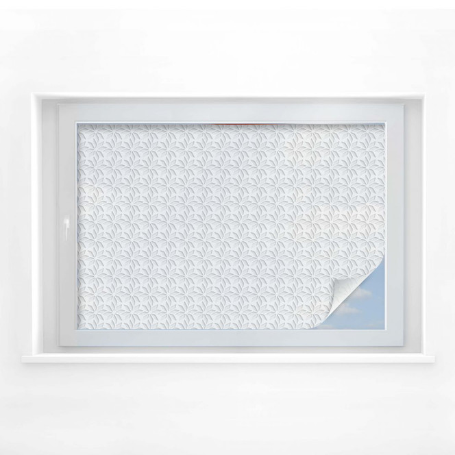 Sichtschutzfolie Frozen Flowers