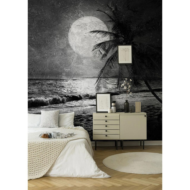 Architects Paper Fototapete Atelier 47 Beach at Night Mond - Bild 1