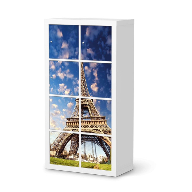 Klebefolie IKEA Expedit Regal 8 Türen - La Tour Eiffel- Bild 1