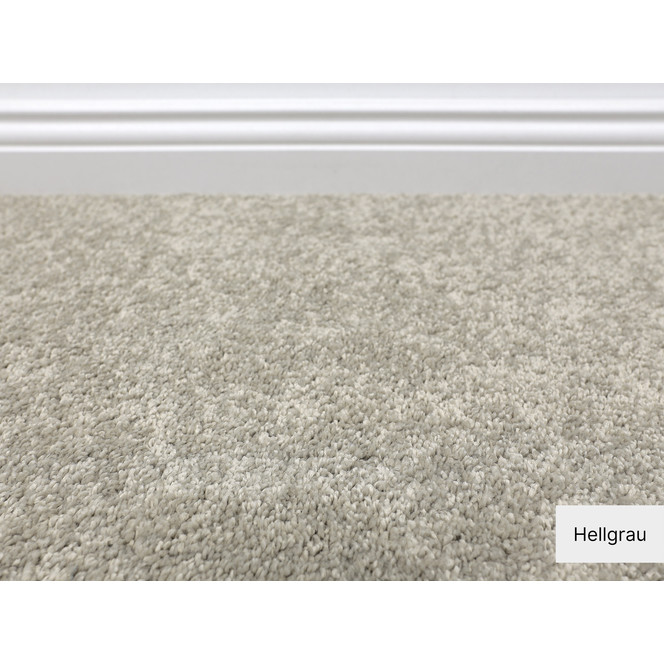 Nassau Softflor Teppichboden Meterware in Hellgrau