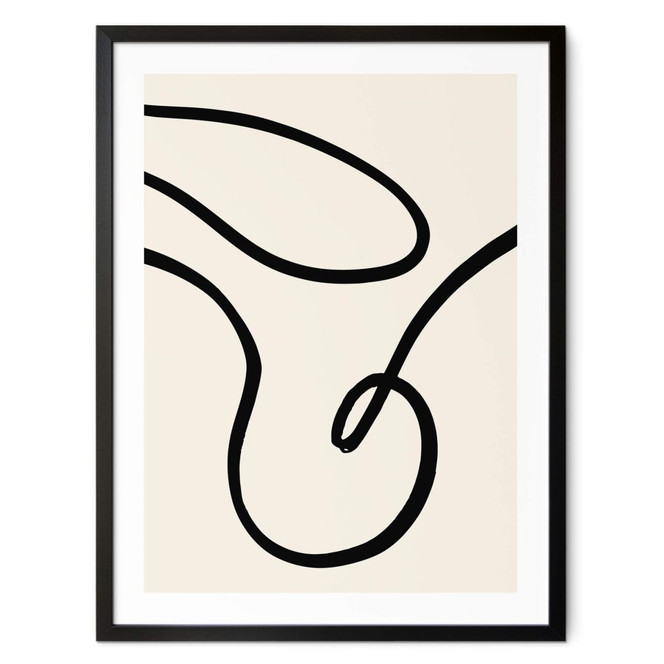 Poster 1X Studio - Kurvige Abstraktion