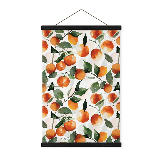 Stoffbild Fruchtige Mandarinen - UN Designs
