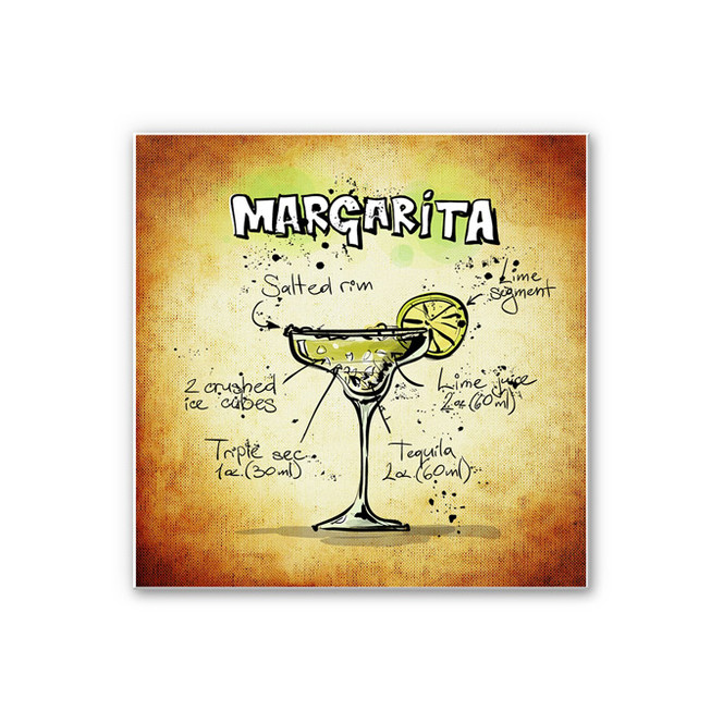 Wandbild Margarita - Rezept