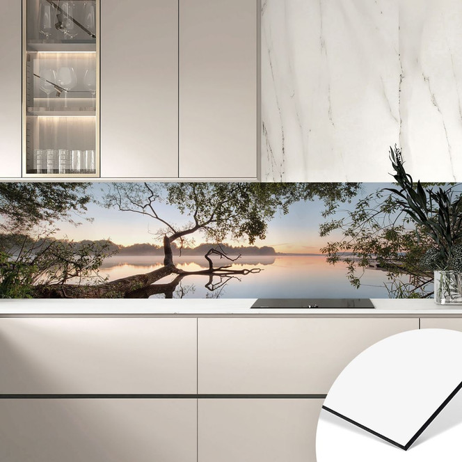 Küchenrückwand Blick auf den See - Seelandschaft - Keller