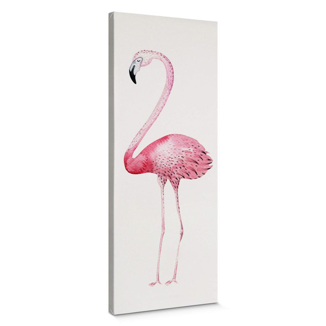 Leinwand Kvilis - Pink Flamingo 01