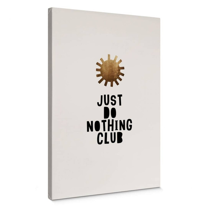 Leinwandbild Kubistika - Do Nothing Club