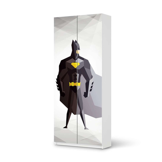Möbelfolie IKEA Pax Schrank 236cm Höhe - 2 Türen - Mr. Black- Bild 1