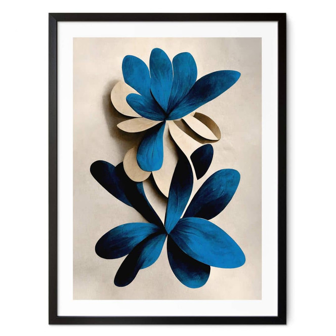 Poster Treechild - Blauer Lotus