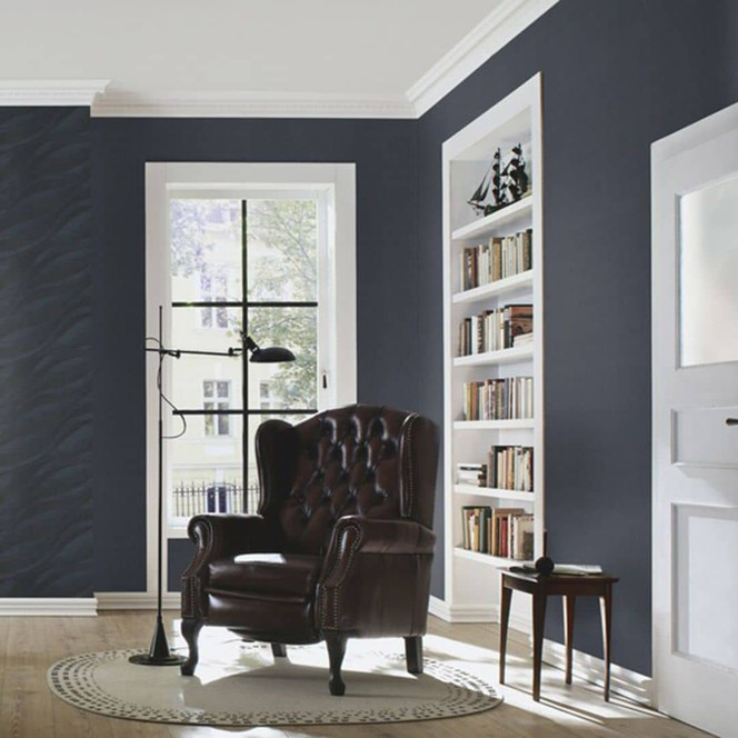 Unitapete, Vliestapete Sky Lounge blau