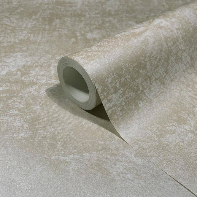 Vliestapete Uni Modern, Klassisch, Opulent in Creme