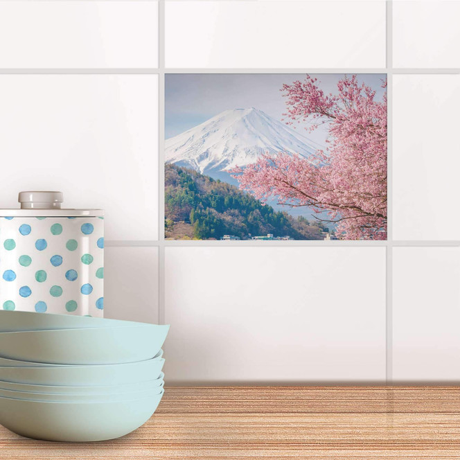 Fliesenfolie - Mount Fuji