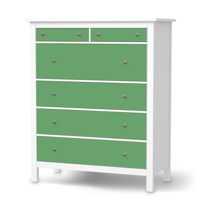 Klebefolie IKEA Hemnes Kommode 6 Schubladen - Grün Light- Bild 1