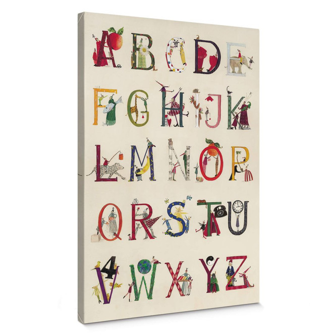 Leinwandbild Leffler - Das Alphabet