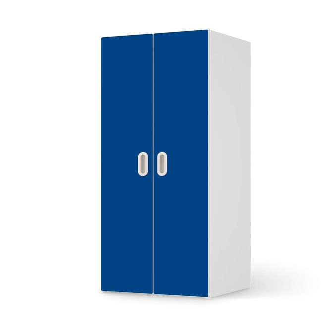 Möbelfolie IKEA Stuva / Fritids Schrank - 2 grosse Türen - Blau Dark- Bild 1