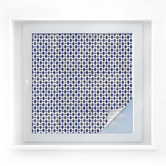 Sichtschutzfolie Holland-Kacheln 02 - quadratisch