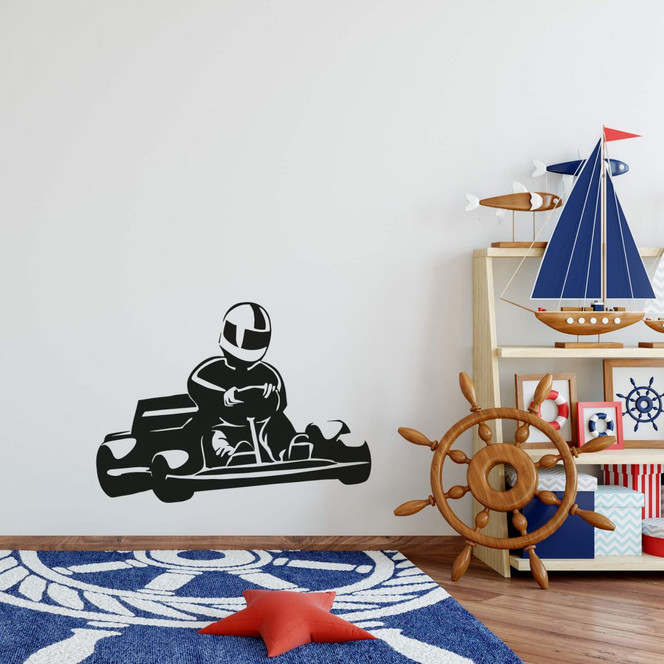Wandtattoo GoKart
