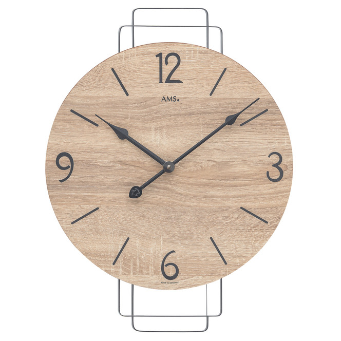 Wanduhr Metall-Design Sonoma Zifferblatt