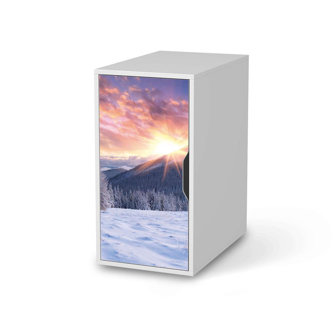 Möbelfolie IKEA Alex Schrank - Zauberhafte Winterlandschaft- Bild 1