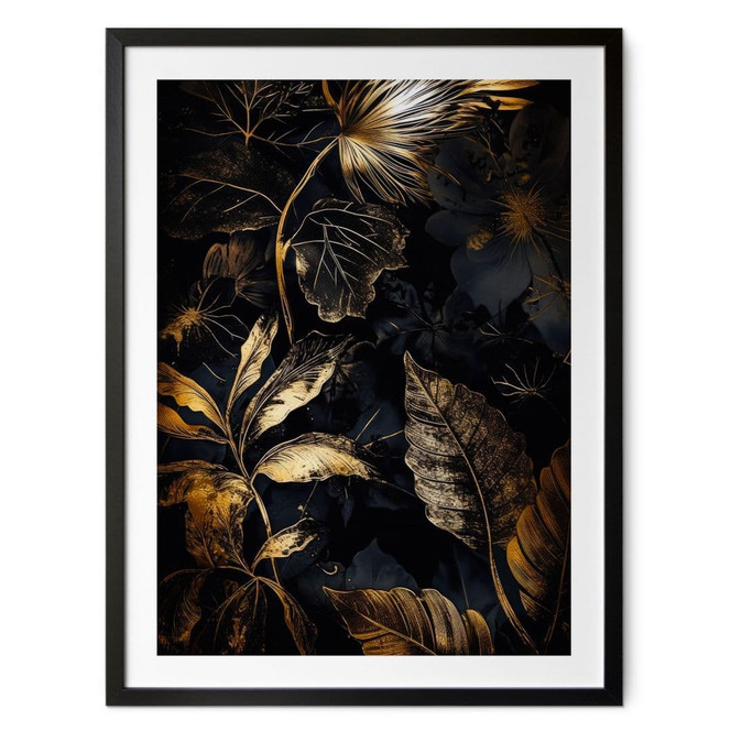 Poster Pflanzen in der Nacht - Jaszke