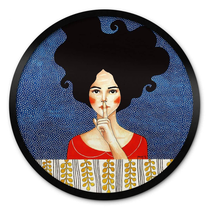 Poster Stille - Hülya - Rund