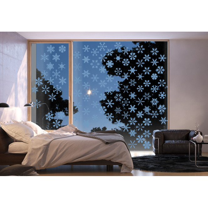 Glasdekor Schneesturm - Bild 1