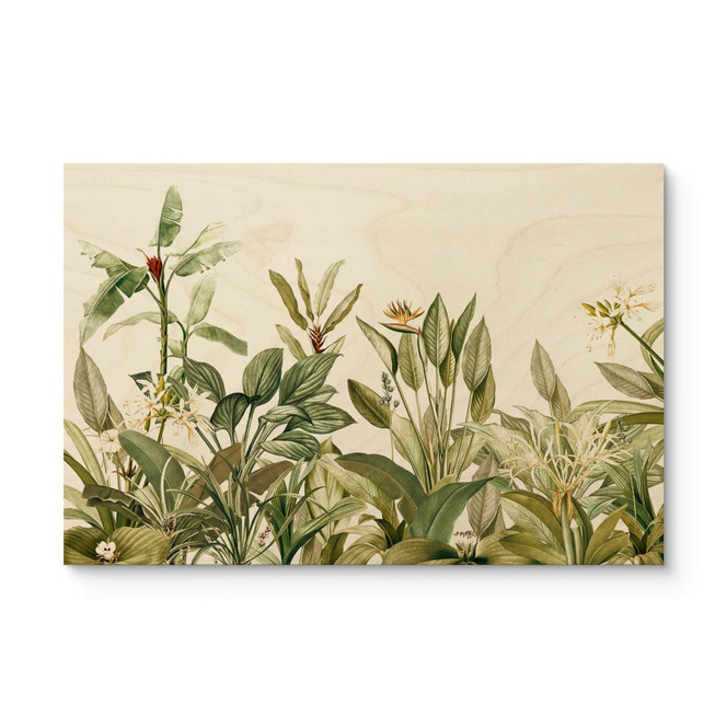Holzbild Tropische Botanik - UN Designs