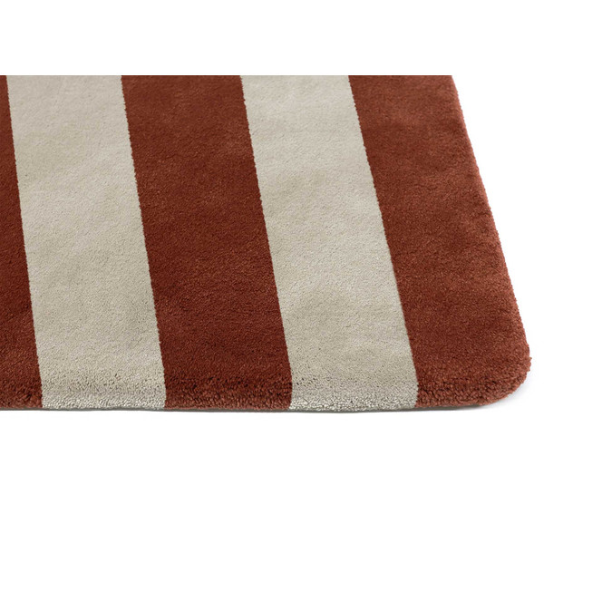 Joline Stripe Rechteck Wunschmass in Cinnamon Trail