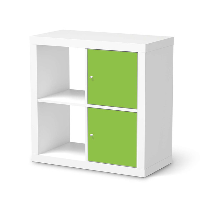 Klebefolie IKEA Expedit Regal 2 Türen (hoch) - Hellgrün Dark- Bild 1