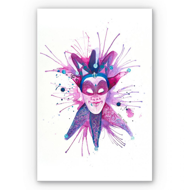 Wandbild Buttafly - Mardi Gras Mask