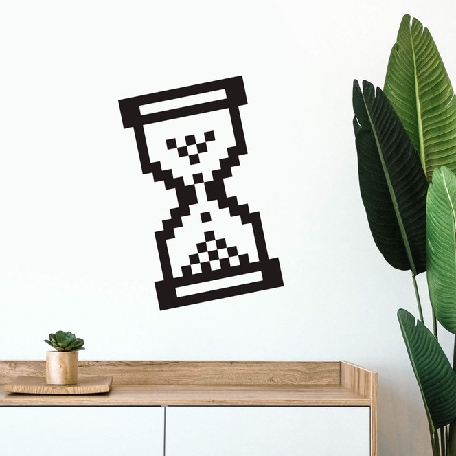 Wandtattoo Sanduhr