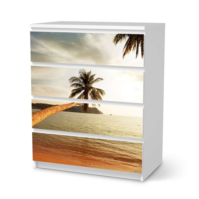 Folie IKEA Malm Kommode 4 Schubladen - Paradise- Bild 1