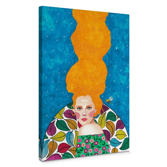 Leinwandbild Hülya - Schöne Fremde