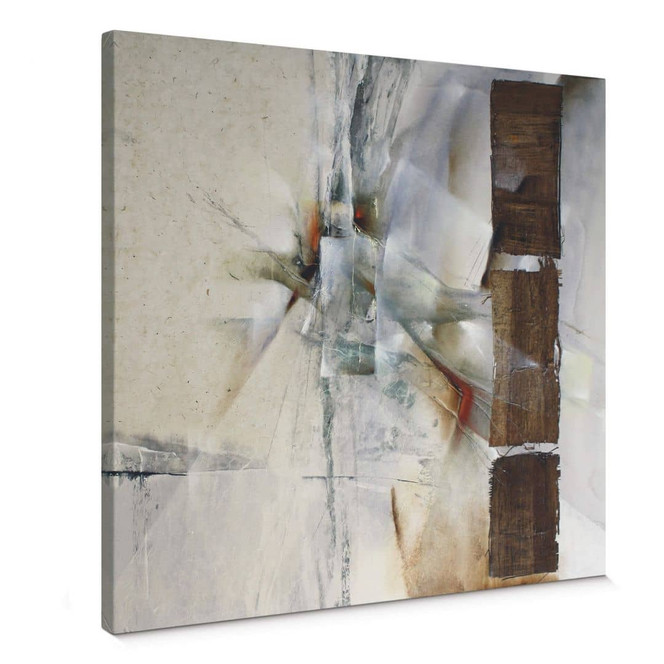 Leinwandbild Schmucker - Weisse Komposition