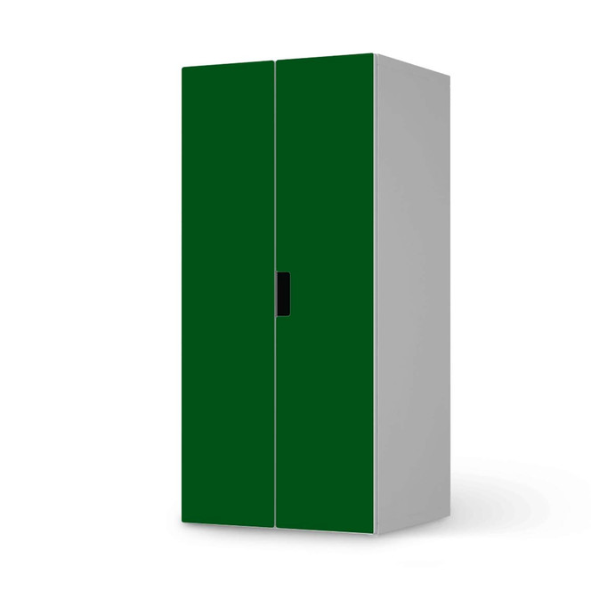 Möbelfolie IKEA Stuva / Malad Schrank - 2 grosse Türen - Grün Dark- Bild 1